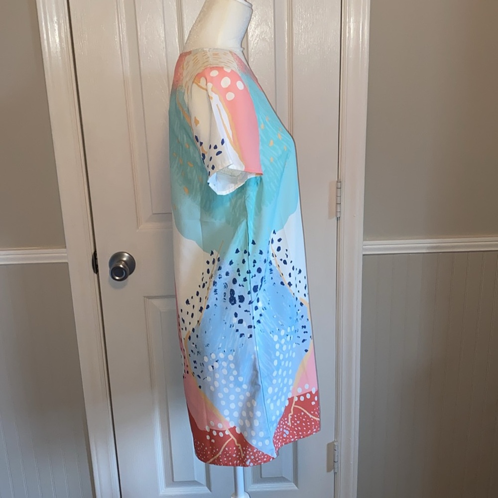 NWT Mini Pink Calm Bliss Tee Dress.  Size small - Picture 2 of 8